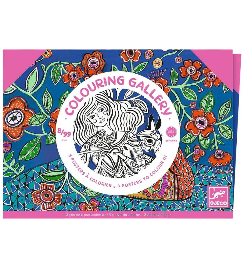 Djeco Selbst ausmalen Poster - 3 st. - Malgalerie - Djeco - One Size - Kreatives Spielset Djeco Selbst ausmalen Poster - 3 st. - Malgalerie - Djeco - One Size - Kreatives Spielset von Djeco