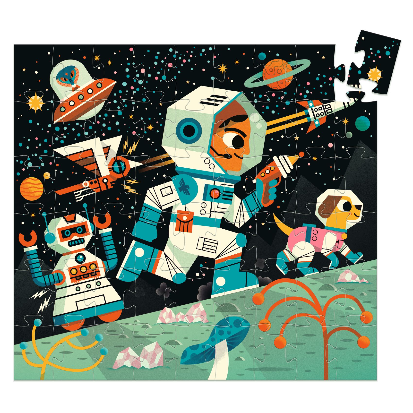 Djeco Space Station 54 Teile Puzzle Djeco-07291 von Djeco