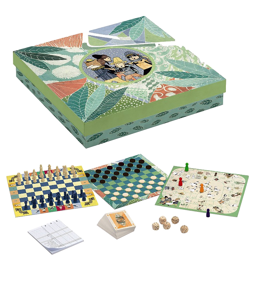 Djeco Spielesammlung - 20 Spiele - Klassische Spiele - Djeco - One Size - Brettspiele Djeco Spielesammlung - 20 Spiele - Klassische Spiele - Djeco - One Size - Brettspiele von Djeco