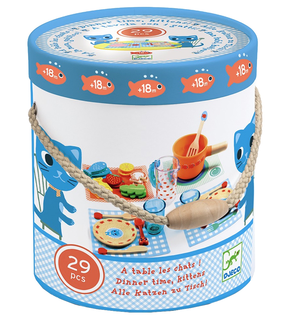 Djeco Spiellebensmittel - 29 Teile - Essenszeit, Katzen! - Djeco - One Size - Spiellebensmittel Djeco Spiellebensmittel - 29 Teile - Essenszeit, Katzen! - Djeco - One Size - Spiellebensmittel von Djeco