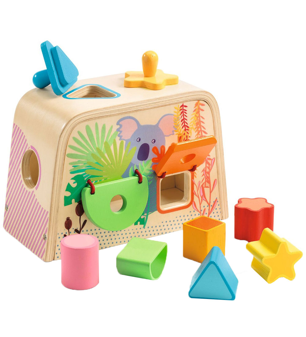 Djeco Steckspiel - Holz - Multi Boita - Djeco - One Size - Steckspiele Djeco Steckspiel - Holz - Multi Boita - Djeco - One Size - Steckspiele von Djeco