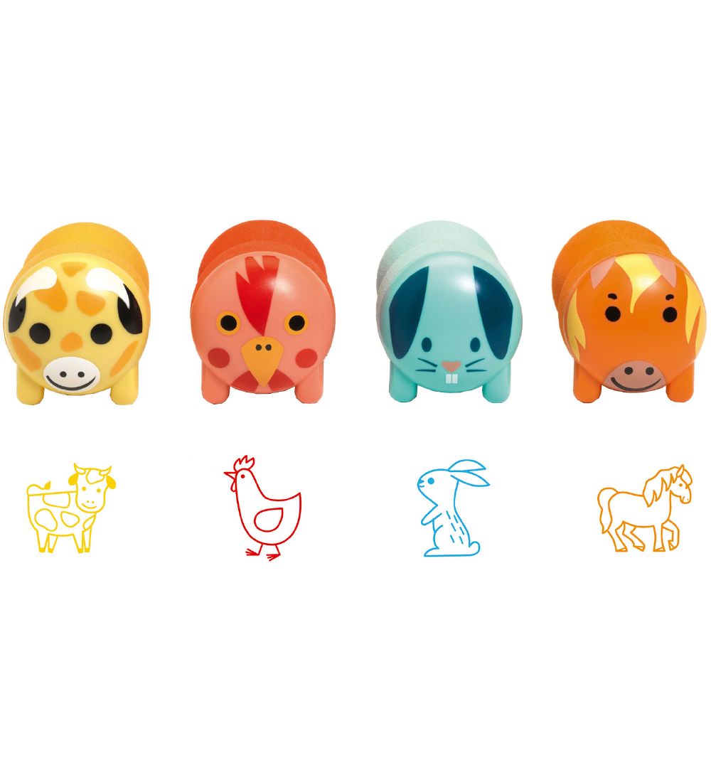 Djeco Stempelset - Animals -Pack - Farm - Djeco - One Size - Kreatives Spielset Djeco Stempelset - Animals -Pack - Farm - Djeco - One Size - Kreatives Spielset von Djeco