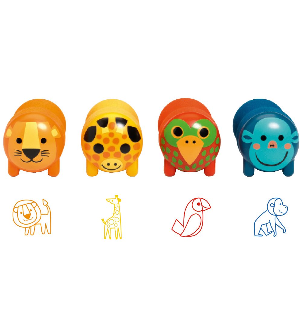 Djeco Stempelset - Animals -Pack - Safari - Djeco - One Size - Kreatives Spielset Djeco Stempelset - Animals -Pack - Safari - Djeco - One Size - Kreatives Spielset von Djeco