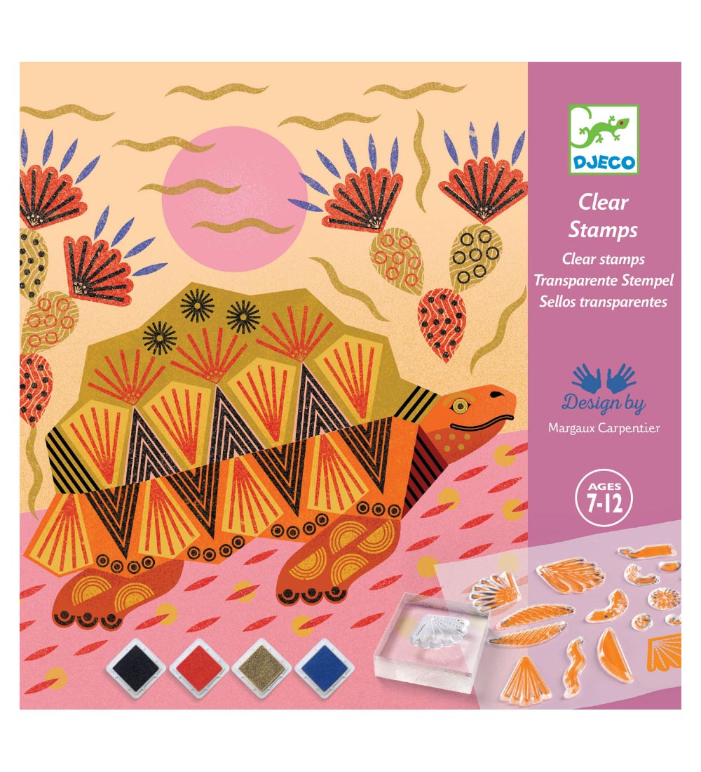Djeco Stempelset - Clear Stempel - Muster und Animals - Djeco - One Size - Kreatives Spielset Djeco Stempelset - Clear Stempel - Muster und Animals - Djeco - One Size - Kreatives Spielset von Djeco