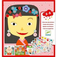 Djeco - Sticker + Vorlage - Create with All different Djeco - Sticker + Vorlage - Create with All different von Djeco
