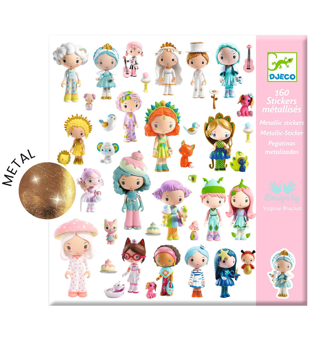 Djeco Stickers - 160 st. - Die kleine Welt von Tinyly - Djeco - One Size - Sticker Djeco Stickers - 160 st. - Die kleine Welt von Tinyly - Djeco - One Size - Sticker von Djeco