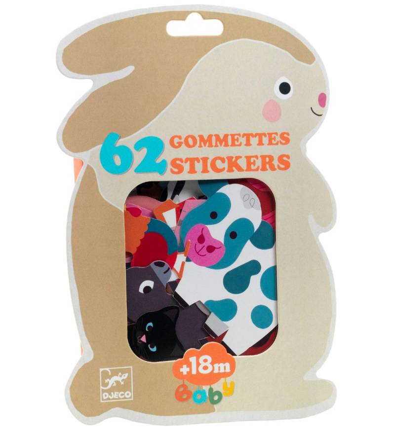 Djeco Stickers - 62 st. - Nutztiere - Djeco - One Size - Sticker Djeco Stickers - 62 st. - Nutztiere - Djeco - One Size - Sticker von Djeco