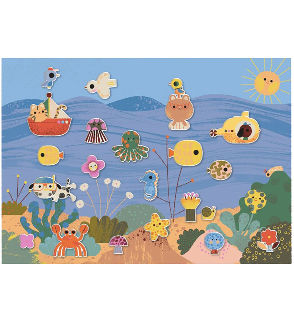 Djeco Stickers - Abnehmbar - Summertime - Djeco - One Size - Sticker Djeco Stickers - Abnehmbar - Summertime - Djeco - One Size - Sticker von Djeco