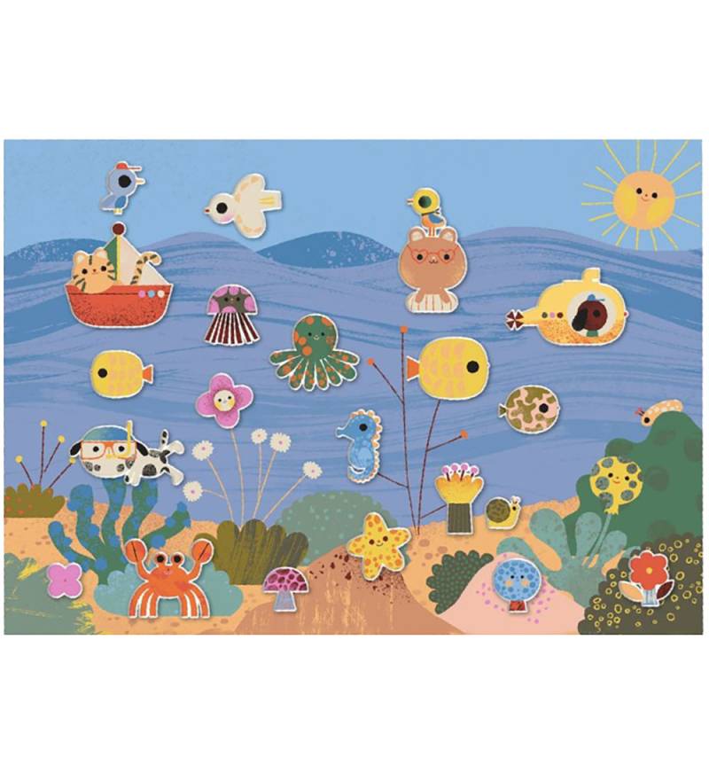 Djeco Stickers - Abnehmbar - Summertime - Djeco - One Size - Sticker Djeco Stickers - Abnehmbar - Summertime - Djeco - One Size - Sticker von Djeco