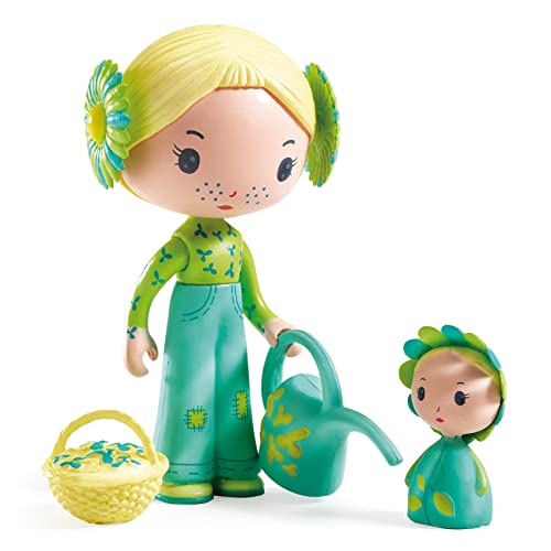 DJECO - Tinyly Flore & Bloom Puppen und Figuren, Grün (36944) von Djeco