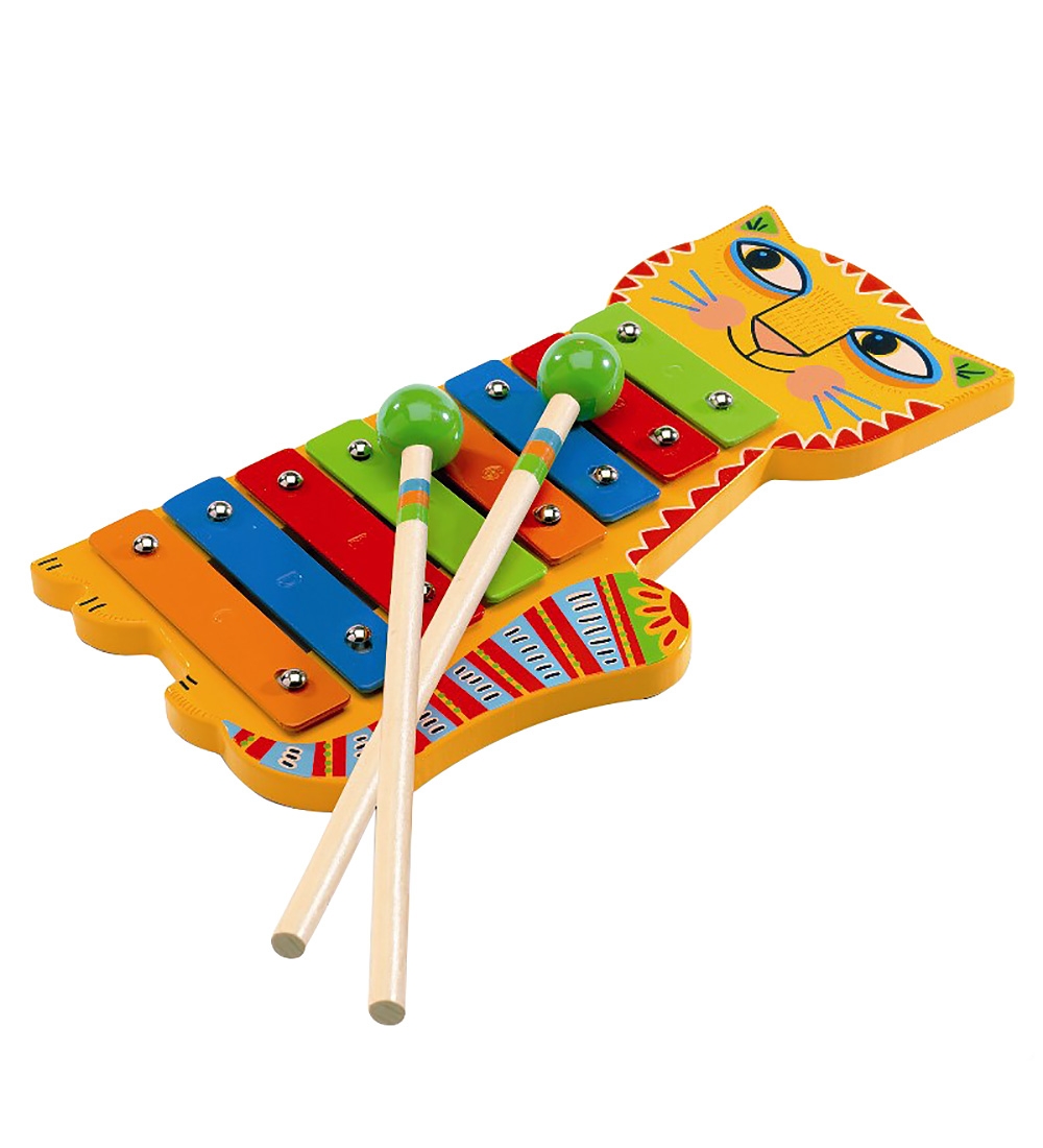 Djeco Xylophon - Metall - Cat - Djeco - One Size - Musikinstrumente von Djeco
