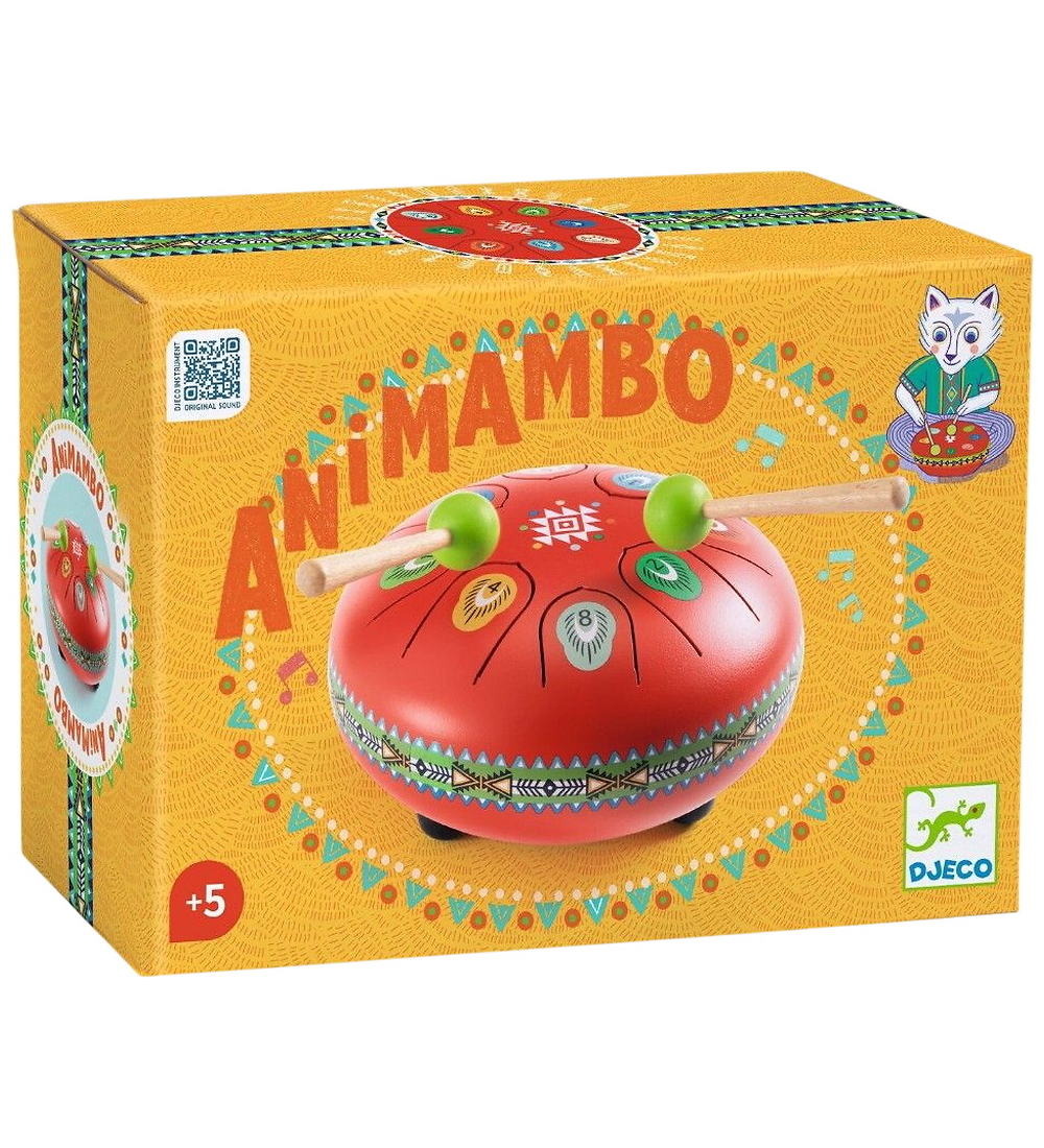 Djeco Zungentrommel - Animambo - Metall - Rot - Djeco - One Size - Musikinstrumente Djeco Zungentrommel - Animambo - Metall - Rot - Djeco - One Size - Musikinstrumente von Djeco