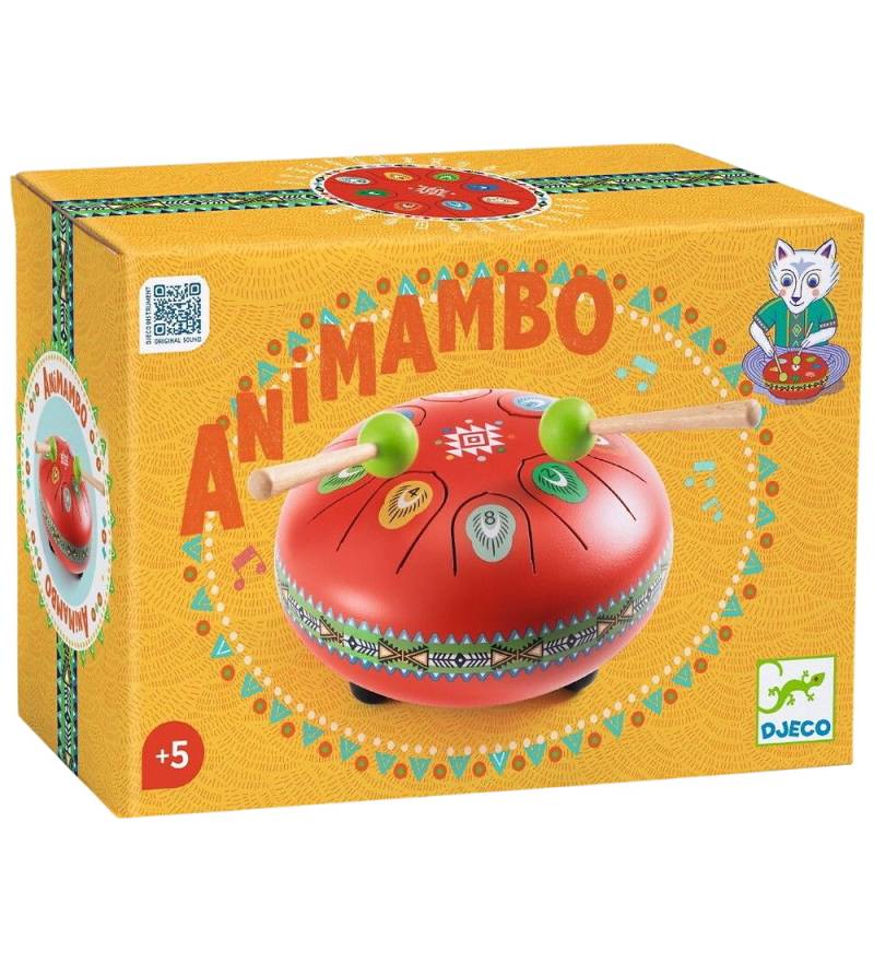 Djeco Zungentrommel - Animambo - Metall - Rot - Djeco - One Size - Musikinstrumente Djeco Zungentrommel - Animambo - Metall - Rot - Djeco - One Size - Musikinstrumente von Djeco