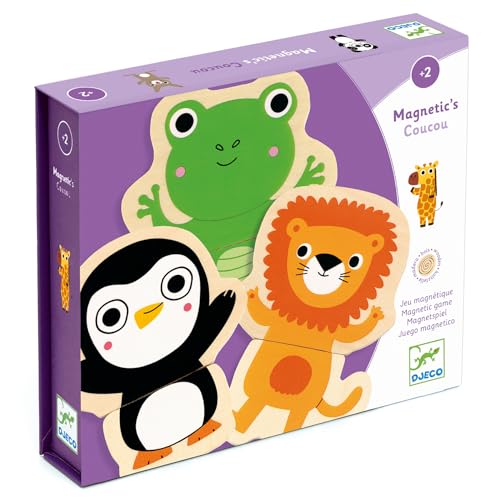Djeco DJE-006 DJ03118 Magnetisches Puzzle mit Tier Spielzeug 24 Stück Djeco DJE-006 DJ03118 Magnetisches Puzzle mit Tier Spielzeug 24 Stück von Djeco