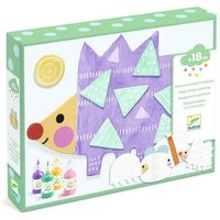 Malset 18+: Fingerfarbe - Kleine Formen von Djeco