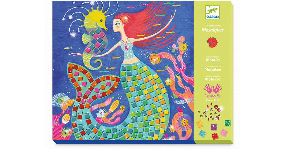 Mosaike Glitzer - Der Gesang der Meerungfrauen bunt Mosaike Glitzer - Der Gesang der Meerungfrauen bunt von Djeco