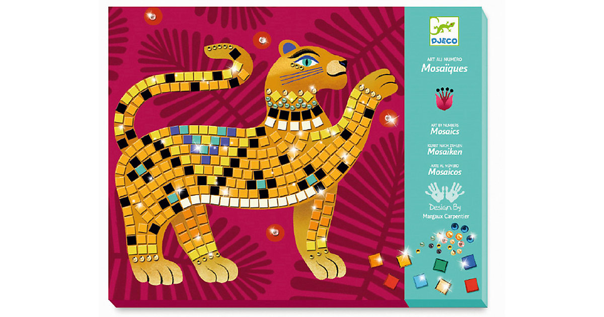 Mosaike Glitzer - Im Herzen des Dschungels mehrfarbig von Djeco