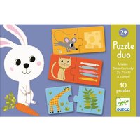 Puzzle duo/trio Puzzle Duo Zu Tisch! von Djeco