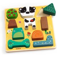 Puzzle: 2in1 Match Happy Puzzle: 2in1 Match Happy von Djeco