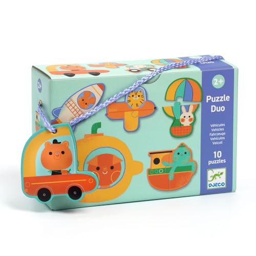 Puzzles Duo Fahrzeuge - Djeco Puzzles Duo Fahrzeuge - Djeco von Djeco
