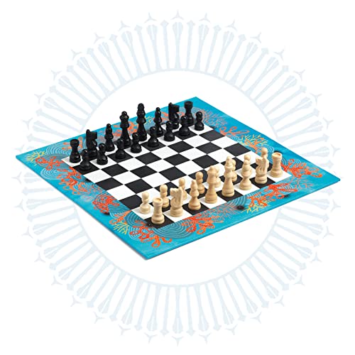 DJECO DJ05216 Action-Spiele und Reflexionen Schach Klassische Schachspiele, bunt von Djeco