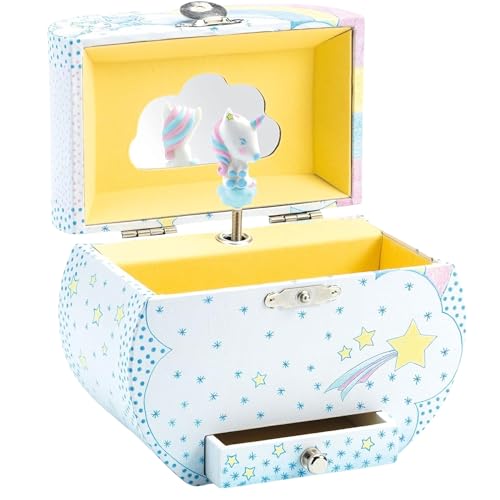Djeco Schmuckkästchen Einhorn Traumfänger Djeco Schmuckkästchen Einhorn Traumfänger von Djeco