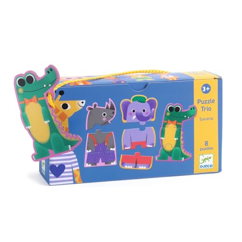 Trio Savana Doppelpuzzle von Djeco