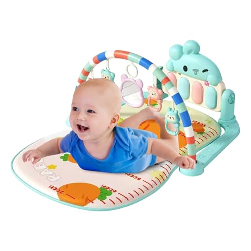 Djowyh Baby Spielmatte Fitnessstudio, Kick and Play Piano Gym Mit Musik Licht, Aktivitäts Tummy Time Matte Mit Sensorischen Lernspielzeugen, Säuglings Geschenke Für Neugeborene Djowyh Baby Spielmatte Fitnessstudio, Kick and Play Piano Gym Mit Musik Licht, Aktivitäts Tummy Time Matte Mit Sensorischen Lernspielzeugen, Säuglings Geschenke Für Neugeborene von Djowyh
