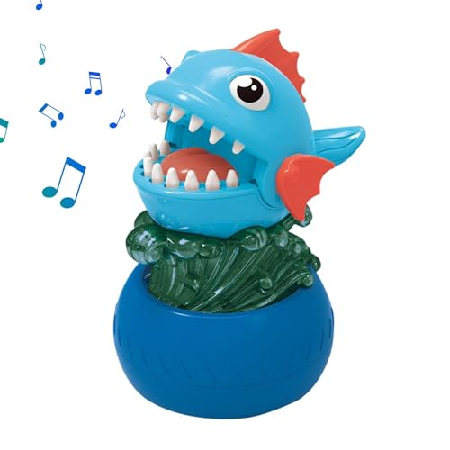 Djowyh Piranha Biss Fingerspielzeug Meerestier Zähnebeißspiel, Neuartiges Spiel, Klassisches Kau Hand Finger Spielzeug Für Kinder Und Erwachsene, Dinosaurier von Djowyh