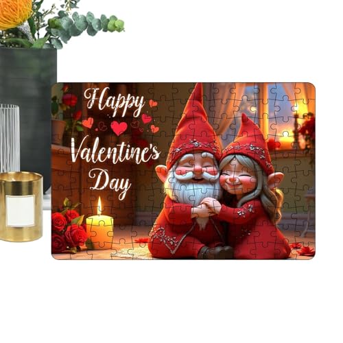 Djowyh Puzzle Valentinstag, Valentinstag-Puzzle,STEM-Puzzlespielzeug - Buntes Lernpuzzle, Romantisches, herausforderndes Puzzle für Erwachsene, Set mit 130 entspannenden Familienpuzzles Djowyh Puzzle Valentinstag, Valentinstag-Puzzle,STEM-Puzzlespielzeug - Buntes Lernpuzzle, Romantisches, herausforderndes Puzzle für Erwachsene, Set mit 130 entspannenden Familienpuzzles von Djowyh