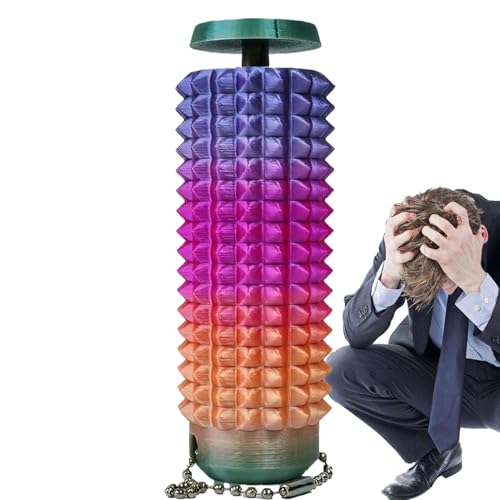 Fidget Spielzeug & Fingermassagegerät - Spiky Grippie Schlüsselanhänger Akupressur Massagestab - Stressabbau & Fokushilfe Bei ADHS, Sensorik Spielzeug Für Erwachsene Fidget Spielzeug & Fingermassagegerät - Spiky Grippie Schlüsselanhänger Akupressur Massagestab - Stressabbau & Fokushilfe Bei ADHS, Sensorik Spielzeug Für Erwachsene von Djowyh