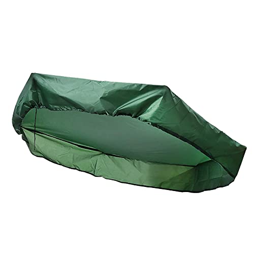 Sandkasten Abdeckungen - Oxford Stoff Grün Sandkasten Abdeckplane mit Kordelzug, Wasserdicht staubdicht Sandkasten Abdeckung für Sandkasten Pool (140×110cm) von Dkings