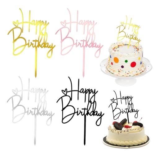Happy Birthday Acryl-Kuchenaufsatz-Dekorationen Happy Birthday Acryl-Kuchenaufsatz-Dekorationen von Dlicsy
