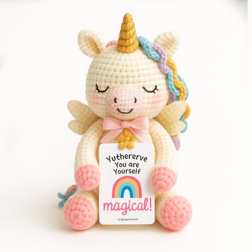 Dlishka Positive Kartoffel Plushie,Pocket Hug Glücksbringer,Anti Stress Geschenk für Kinder & Erwachsene,Cute Room Decor,Gute Besserung & Du Schaffst Das Geschenk,Palm Pals Stofftier (Einhorn-6in) Dlishka Positive Kartoffel Plushie,Pocket Hug Glücksbringer,Anti Stress Geschenk für Kinder & Erwachsene,Cute Room Decor,Gute Besserung & Du Schaffst Das Geschenk,Palm Pals Stofftier (Einhorn-6in) von Dlishka