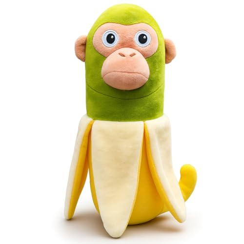 Tralalero Tralala Plüschfigur,Lustiges Italian Brainrot Kuscheltier Hai,Weiches Plüschie Für Kinder&Erwachsene,Tung Tung Tung Sahur Figur,Geschenk Für Gaming-Fans&Sammler (Shimpanzinni Bananini) von Dlishka