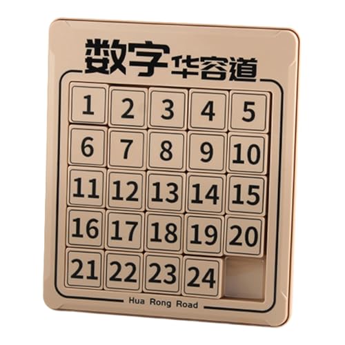 Dmuzsoih 18x20,5cm Huarong Road, Huarong Digital Math, Digitale Huarong Straße, Math Pädagogisches Puzzle, Logisches Trainingsspielzeug, Interaktives Puzzle Mit Zahlen von Dmuzsoih