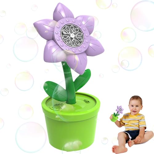 Dmuzsoih Bubble Maker, Bubble Machine mit Licht, Blumenblasenhersteller mit Musik & Lichtern, Batteriebetriebene Outdoor -Spielzeug für Kinder über 3+ Jahre, umfasst 2 Flaschen Nachfüllungen Dmuzsoih Bubble Maker, Bubble Machine mit Licht, Blumenblasenhersteller mit Musik & Lichtern, Batteriebetriebene Outdoor -Spielzeug für Kinder über 3+ Jahre, umfasst 2 Flaschen Nachfüllungen von Dmuzsoih