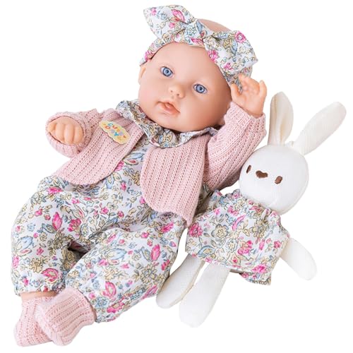 Dmuzsoih Realistisches Baby,Lebensechte Ganzkörper Babypuppe 30 cm | Niedlicher Kuschelbegleiter Weiches Spielzeug Geschenk Ab 3 Jahren Zum Schlafengehen Rollenspiel Kinderzimmer Dmuzsoih Realistisches Baby,Lebensechte Ganzkörper Babypuppe 30 cm | Niedlicher Kuschelbegleiter Weiches Spielzeug Geschenk Ab 3 Jahren Zum Schlafengehen Rollenspiel Kinderzimmer von Dmuzsoih