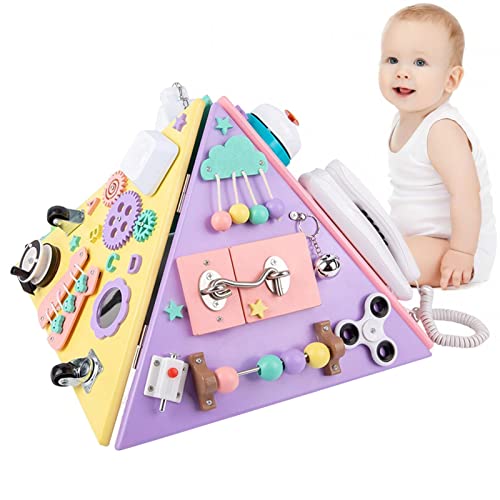 Multifunktionales Sinnesspielzeug - Pyramidenförmiges Lernspielzeug,Hand-Augen-Koordinations-Lernspielzeug, lustiges Montessori-Spielzeug für Bildung, Klassenzimmer, Geburtstagsgeschenk ab 3 Jahren von Dmuzsoih