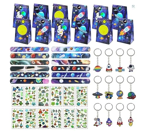Dncvb 86 Weltraum Kindergeburtstag Mitgebsel, Astronauten Geburtstag Mitgebsel mit Weltraum Bleistift, Sticker Geschenktüte Astronauten Party Give Aways für Jungen Mädchen Geburtstagsdeko Dncvb 86 Weltraum Kindergeburtstag Mitgebsel, Astronauten Geburtstag Mitgebsel mit Weltraum Bleistift, Sticker Geschenktüte Astronauten Party Give Aways für Jungen Mädchen Geburtstagsdeko von Dncvb