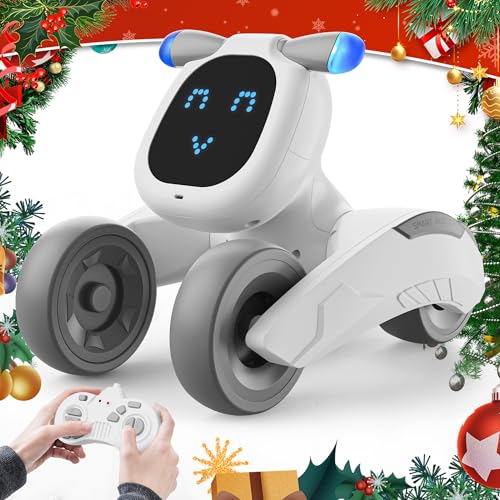 Dnenellr Roboter Spielzeug für Kinder, Ferngesteuerte Roboter Spielzeug, Programmierbar, Sprachsteuerung, Kann Singen und Tanzen, Intelligenter RC Roboterspielzeug für Jungen und Mädchen (Grau) Dnenellr Roboter Spielzeug für Kinder, Ferngesteuerte Roboter Spielzeug, Programmierbar, Sprachsteuerung, Kann Singen und Tanzen, Intelligenter RC Roboterspielzeug für Jungen und Mädchen (Grau) von Dnenellr