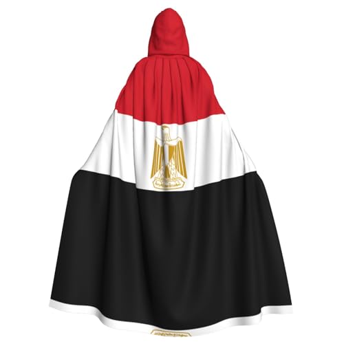DngSer Ägyptische Flagge Kapuzenumhang für Erwachsene - Ideal für Cosplay, Weihnachten, Bühnenkostüme, Maskerade, Halloween, Ostern Karneval DngSer Ägyptische Flagge Kapuzenumhang für Erwachsene - Ideal für Cosplay, Weihnachten, Bühnenkostüme, Maskerade, Halloween, Ostern Karneval von DngSer