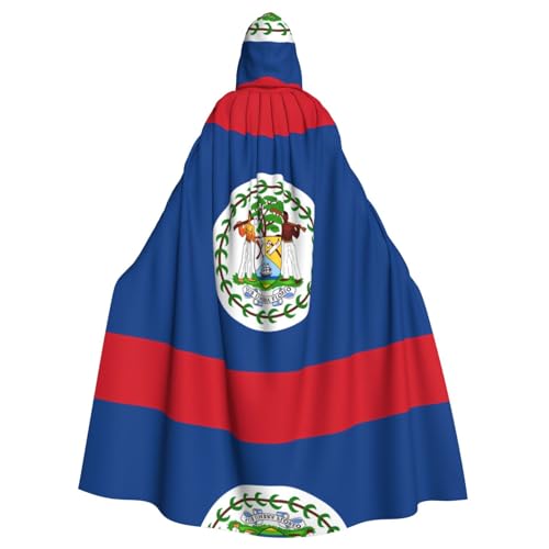 DngSer Belize Flag Kapuzenumhang für Erwachsene - Ideal für Cosplay, Weihnachten, Bühnenkostüme, Maskerade, Halloween, Ostern Karneval DngSer Belize Flag Kapuzenumhang für Erwachsene - Ideal für Cosplay, Weihnachten, Bühnenkostüme, Maskerade, Halloween, Ostern Karneval von DngSer
