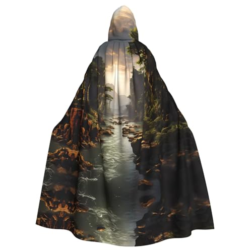 DngSer Berge und Flüsse Kapuzenumhang für Erwachsene - Ideal für Cosplay, Weihnachten, Bühnenkostüme, Maskerade, Halloween, Ostern Karneval DngSer Berge und Flüsse Kapuzenumhang für Erwachsene - Ideal für Cosplay, Weihnachten, Bühnenkostüme, Maskerade, Halloween, Ostern Karneval von DngSer