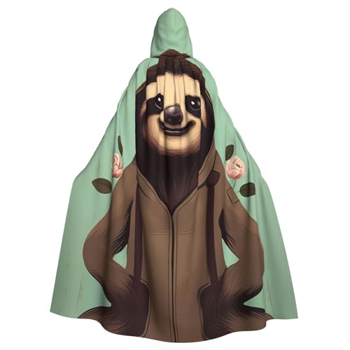 DngSer Cartoon Faultier Kapuzenumhang für Erwachsene - Ideal für Cosplay, Weihnachten, Bühnenkostüme, Maskerade, Halloween, Ostern Karneval DngSer Cartoon Faultier Kapuzenumhang für Erwachsene - Ideal für Cosplay, Weihnachten, Bühnenkostüme, Maskerade, Halloween, Ostern Karneval von DngSer