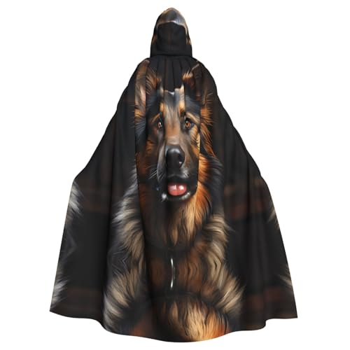 DngSer Deutscher Schäferhund Kapuzenumhang für Erwachsene - Ideal für Cosplay, Weihnachten, Bühnenkostüme, Maskerade, Halloween, Ostern Karneval DngSer Deutscher Schäferhund Kapuzenumhang für Erwachsene - Ideal für Cosplay, Weihnachten, Bühnenkostüme, Maskerade, Halloween, Ostern Karneval von DngSer