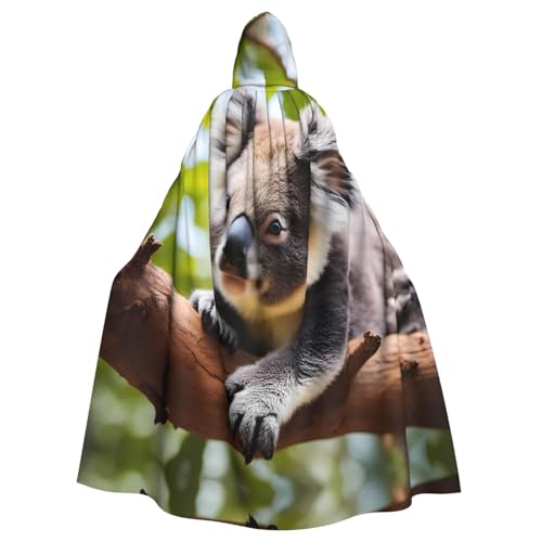 DngSer Ein kleiner Koala Kapuzenumhang für Erwachsene - ideal für Cosplay, Weihnachten, Bühnenkostüme, Maskerade, Halloween, Ostern Karneval DngSer Ein kleiner Koala Kapuzenumhang für Erwachsene - ideal für Cosplay, Weihnachten, Bühnenkostüme, Maskerade, Halloween, Ostern Karneval von DngSer