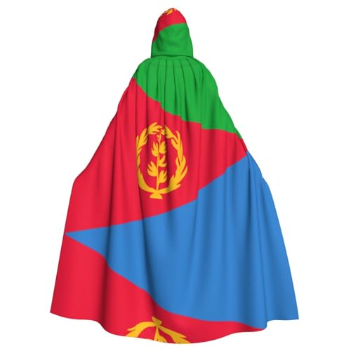 DngSer Eritreische Flagge Kapuzenumhang für Erwachsene - Ideal für Cosplay, Weihnachten, Bühnenkostüme, Maskerade, Halloween, Ostern Karneval DngSer Eritreische Flagge Kapuzenumhang für Erwachsene - Ideal für Cosplay, Weihnachten, Bühnenkostüme, Maskerade, Halloween, Ostern Karneval von DngSer
