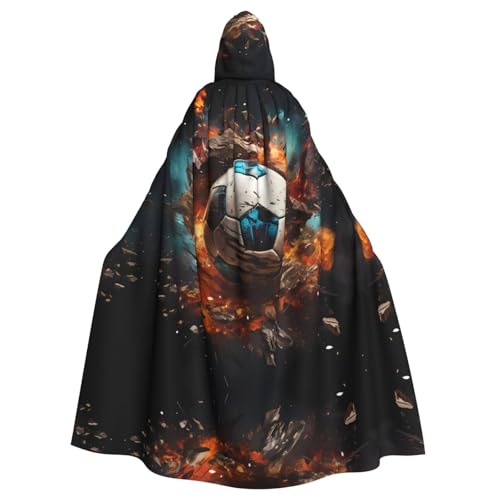 DngSer Feuerwerkskörper Fußball Kapuzenumhang für Erwachsene - Ideal für Cosplay, Weihnachten, Bühnenkostüme, Maskerade, Halloween, Ostern Karneval DngSer Feuerwerkskörper Fußball Kapuzenumhang für Erwachsene - Ideal für Cosplay, Weihnachten, Bühnenkostüme, Maskerade, Halloween, Ostern Karneval von DngSer