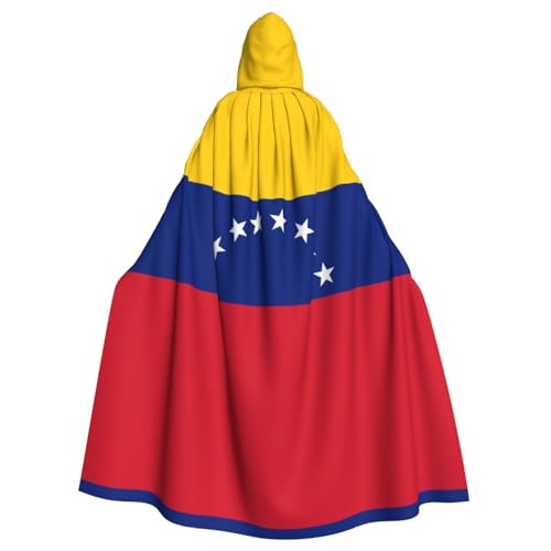 DngSer Flagge Venezuelas Kapuzenumhang für Erwachsene - Ideal für Cosplay, Weihnachten, Bühnenkostüme, Maskerade, Halloween, Ostern Karneval DngSer Flagge Venezuelas Kapuzenumhang für Erwachsene - Ideal für Cosplay, Weihnachten, Bühnenkostüme, Maskerade, Halloween, Ostern Karneval von DngSer